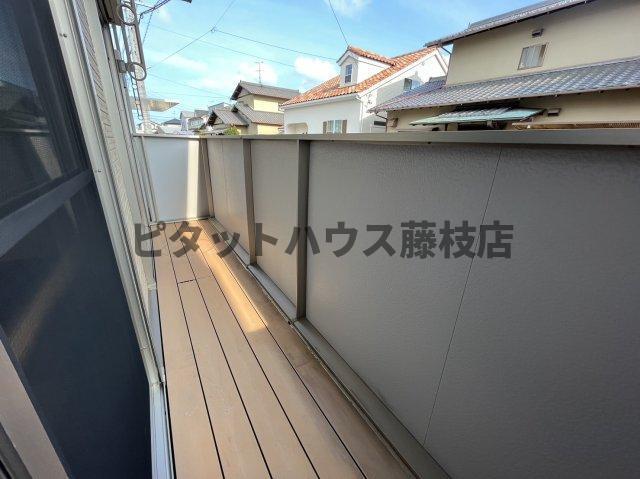 焼津市東小川アパート バルコニー