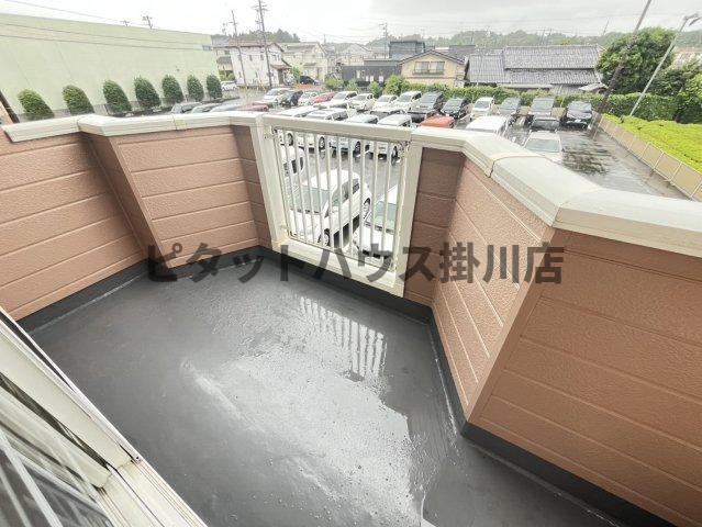 袋井市豊沢アパート バルコニー