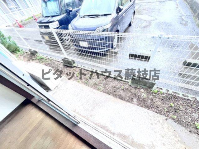 焼津市上小杉アパート バルコニー