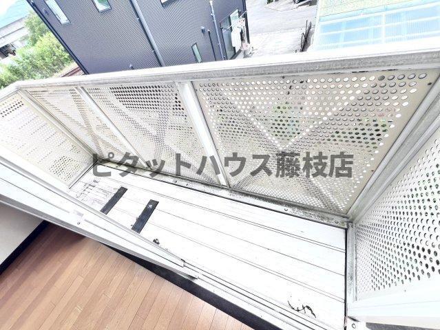 焼津市五ケ堀之内アパート バルコニー