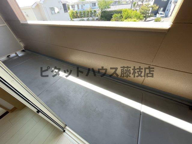 焼津市下小田アパート バルコニー