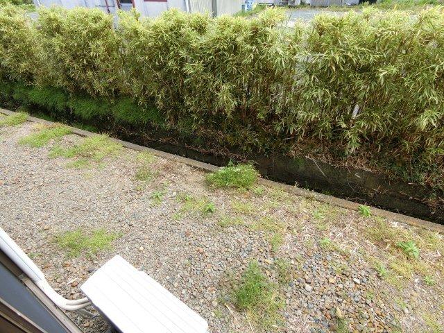 掛川市大坂アパート 庭