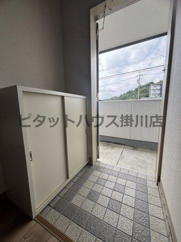 掛川市北門アパート 玄関