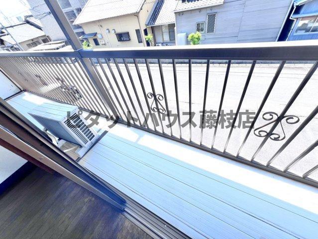 焼津市八楠アパート バルコニー