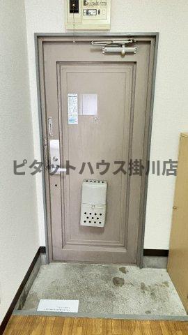 掛川市下俣南マンション 玄関