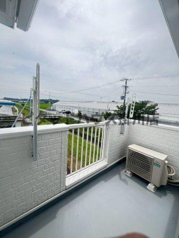 掛川市中アパート バルコニー