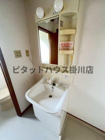 掛川市三俣アパート 洗面