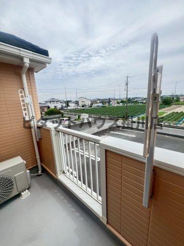 掛川市三俣アパート バルコニー