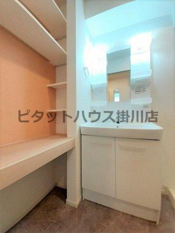 掛川市長谷アパート 洗面