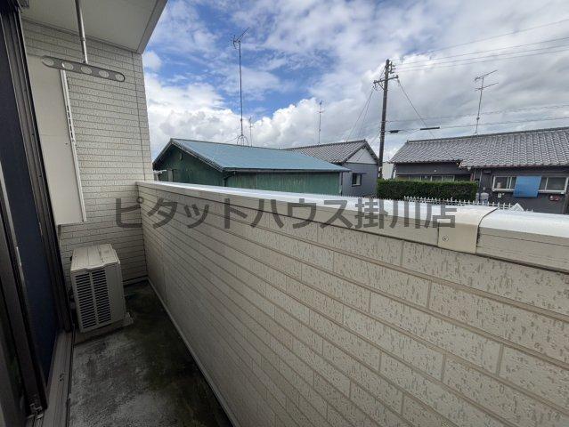 掛川市長谷アパート バルコニー
