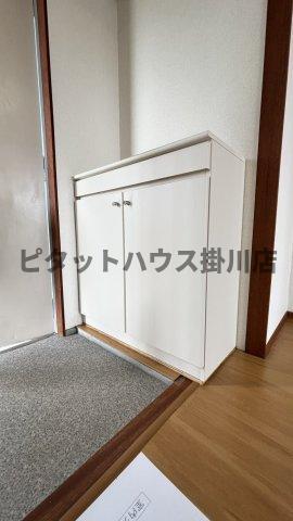掛川市下垂木アパート 玄関