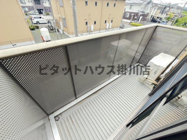 袋井市上山梨アパート バルコニー