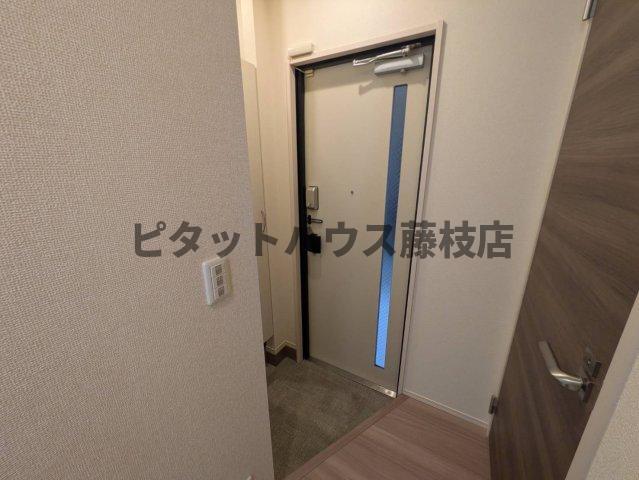 藤枝市駅前アパート 玄関