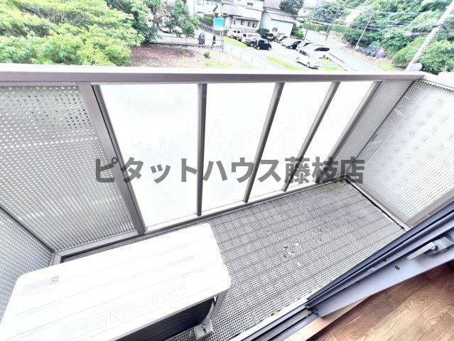 藤枝市時ケ谷アパート バルコニー