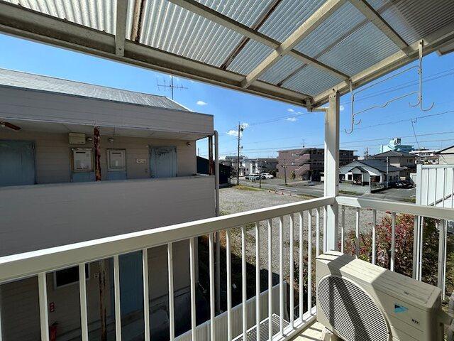 磐田市今之浦アパート バルコニー