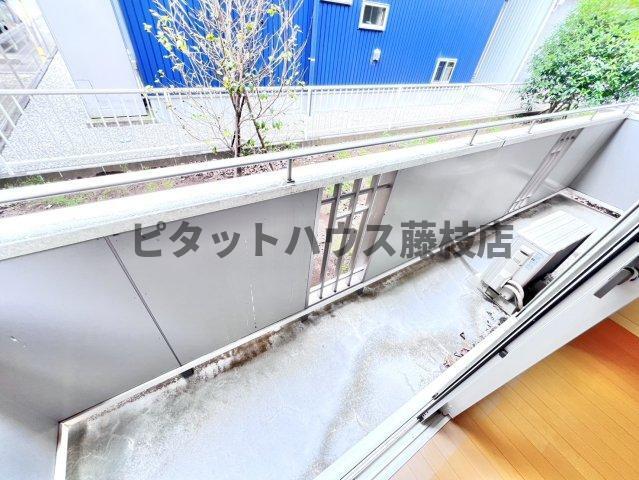 焼津市大覚寺アパート バルコニー