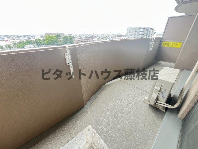 藤枝市駅前マンション バルコニー