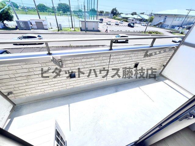 焼津市大覚寺アパート バルコニー