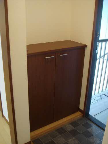 菊川市西方アパート 玄関
