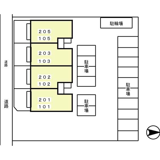 焼津市石津アパート 部屋画像