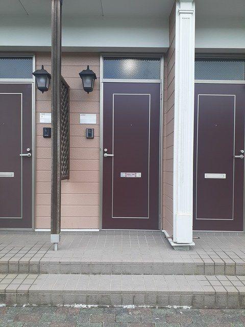 掛川市初馬アパート 玄関