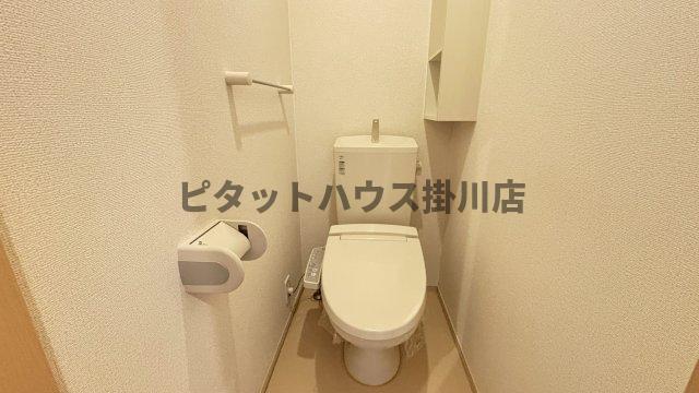 袋井市国本アパート トイレ
