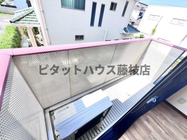焼津市三ケ名アパート バルコニー
