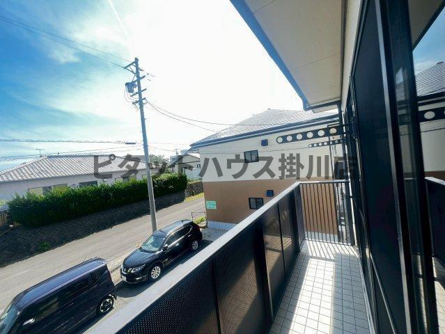 掛川市大坂アパート バルコニー