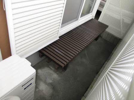 牧之原市静波アパート バルコニー