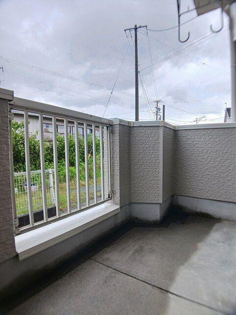 掛川市梅橋アパート バルコニー