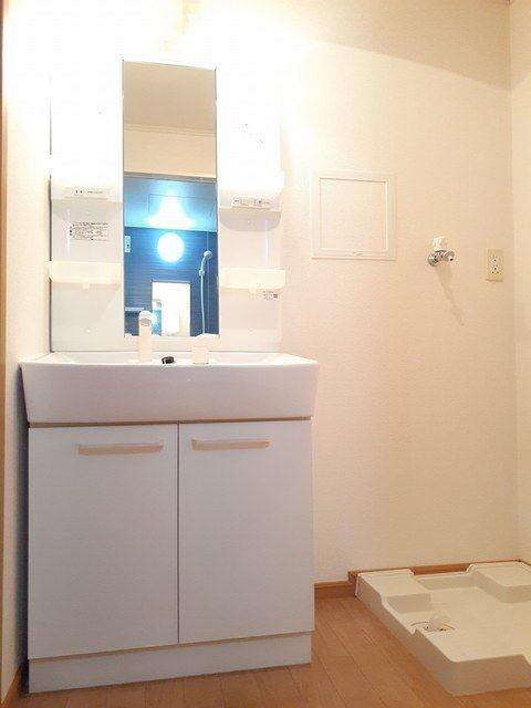袋井市新堀アパート 洗面