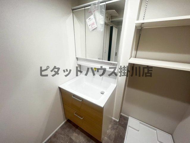 磐田市中泉アパート 洗面