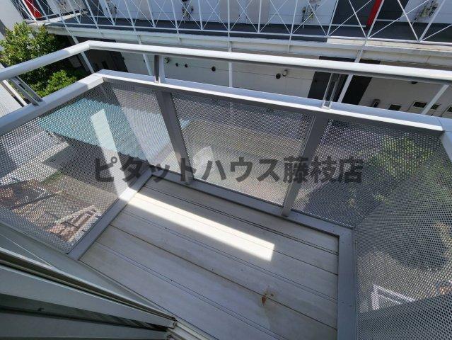 藤枝市泉町アパート バルコニー