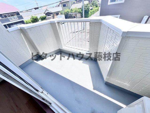 牧之原市細江アパート バルコニー