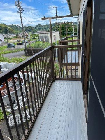菊川市高橋アパート バルコニー