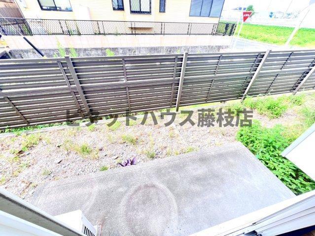 藤枝市大東町アパート 庭