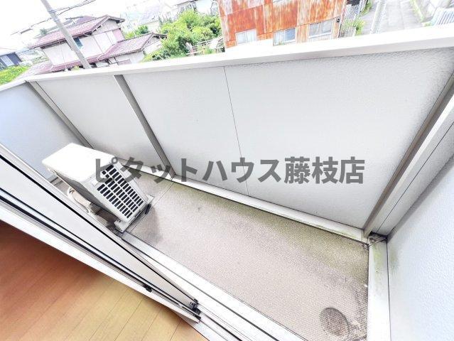 藤枝市田沼アパート バルコニー