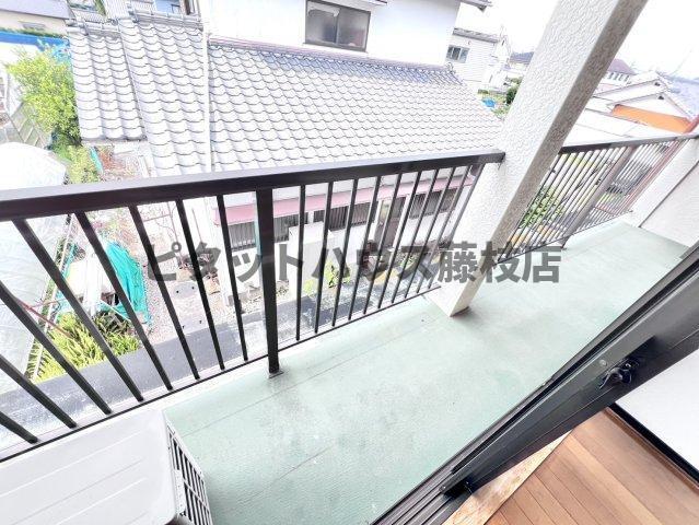 藤枝市大洲アパート バルコニー