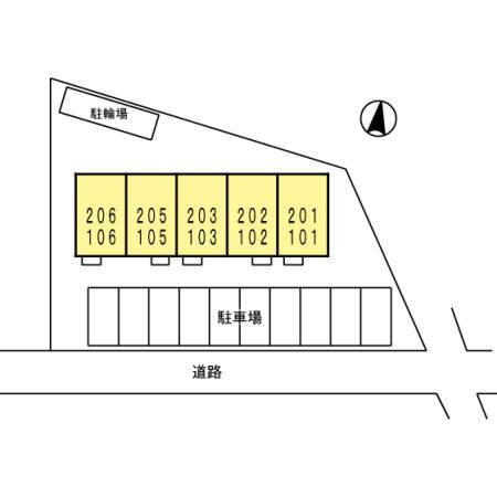 島田市岸町アパート 部屋画像