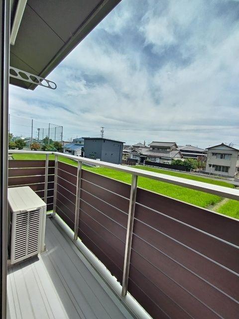 島田市稲荷アパート バルコニー