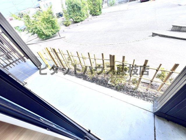 焼津市三ケ名アパート バルコニー