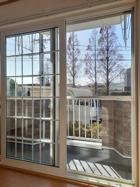 焼津市石脇下アパート バルコニー