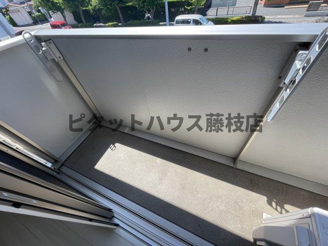 焼津市東小川アパート バルコニー