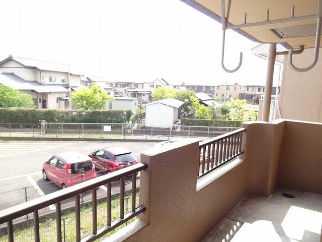 藤枝市高柳マンション バルコニー