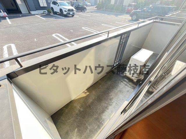 藤枝市水守アパート バルコニー