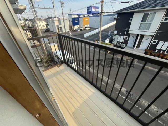 藤枝市水守アパート バルコニー