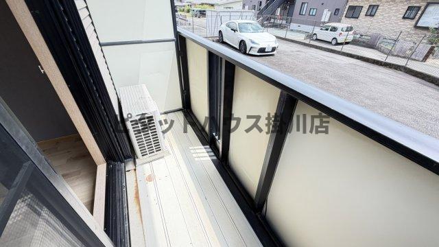 掛川市家代の里アパート バルコニー