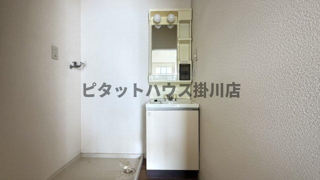 袋井市神長アパート 洗面