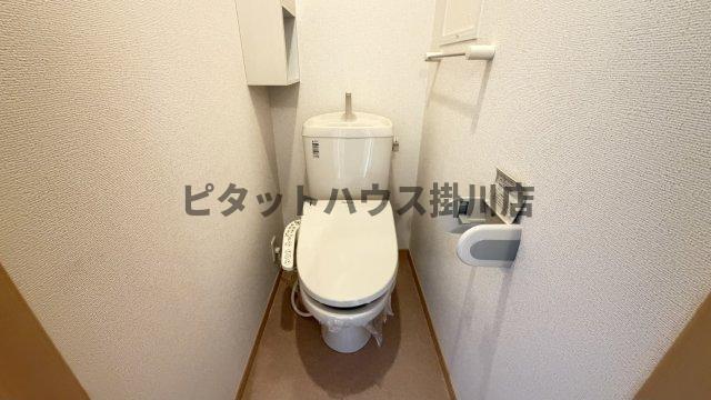 掛川市平野アパート トイレ