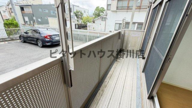 掛川市仁藤町アパート バルコニー